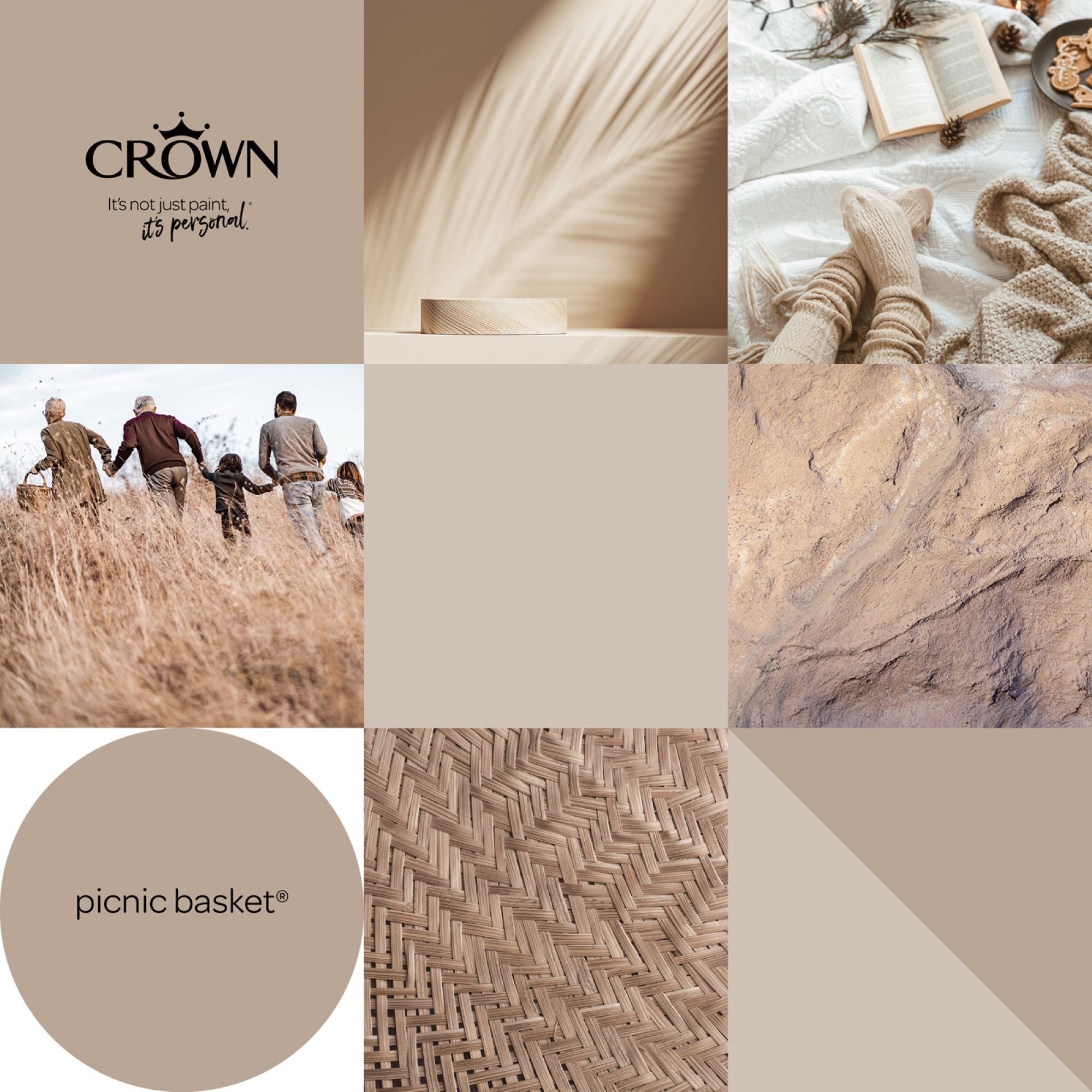Crown Picnic Basket Matt Wall & ceiling Emulsion paint, 2.5L