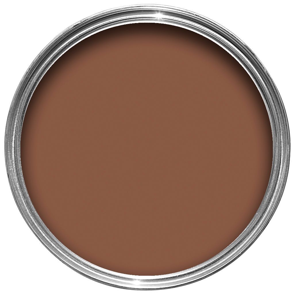Crown Solo® Chocolate brown Gloss Wood & metal paint 0.75L DIY at B&Q