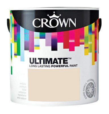 Crown Matt Emulsion Paint - Cream White - 2.5L