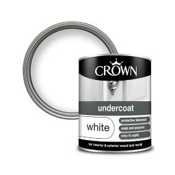 Crown White Metal & wood Satin Primer, 1L