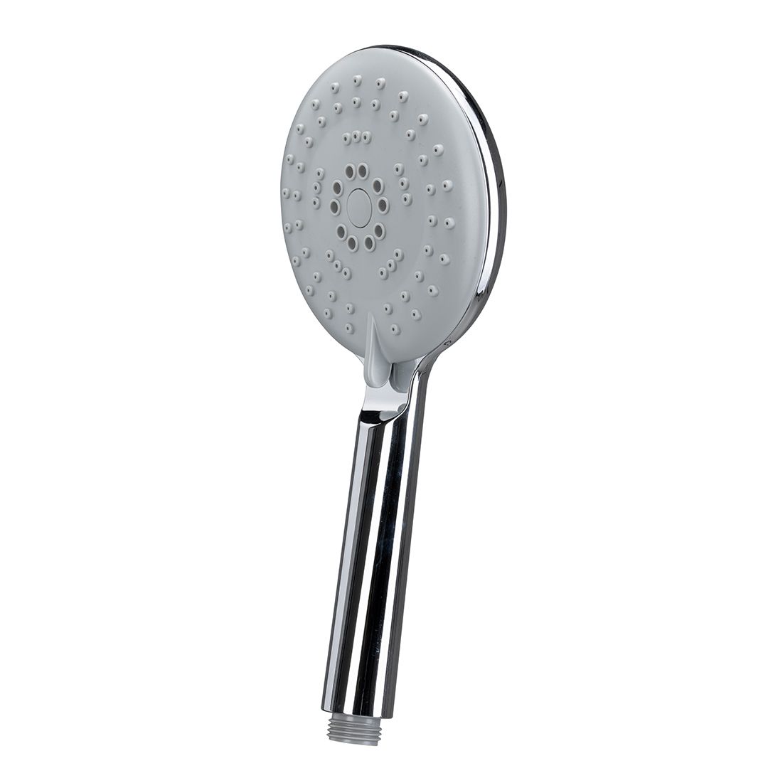 Croydex Aqua air Chrome effect 5-spray pattern Handset Shower head