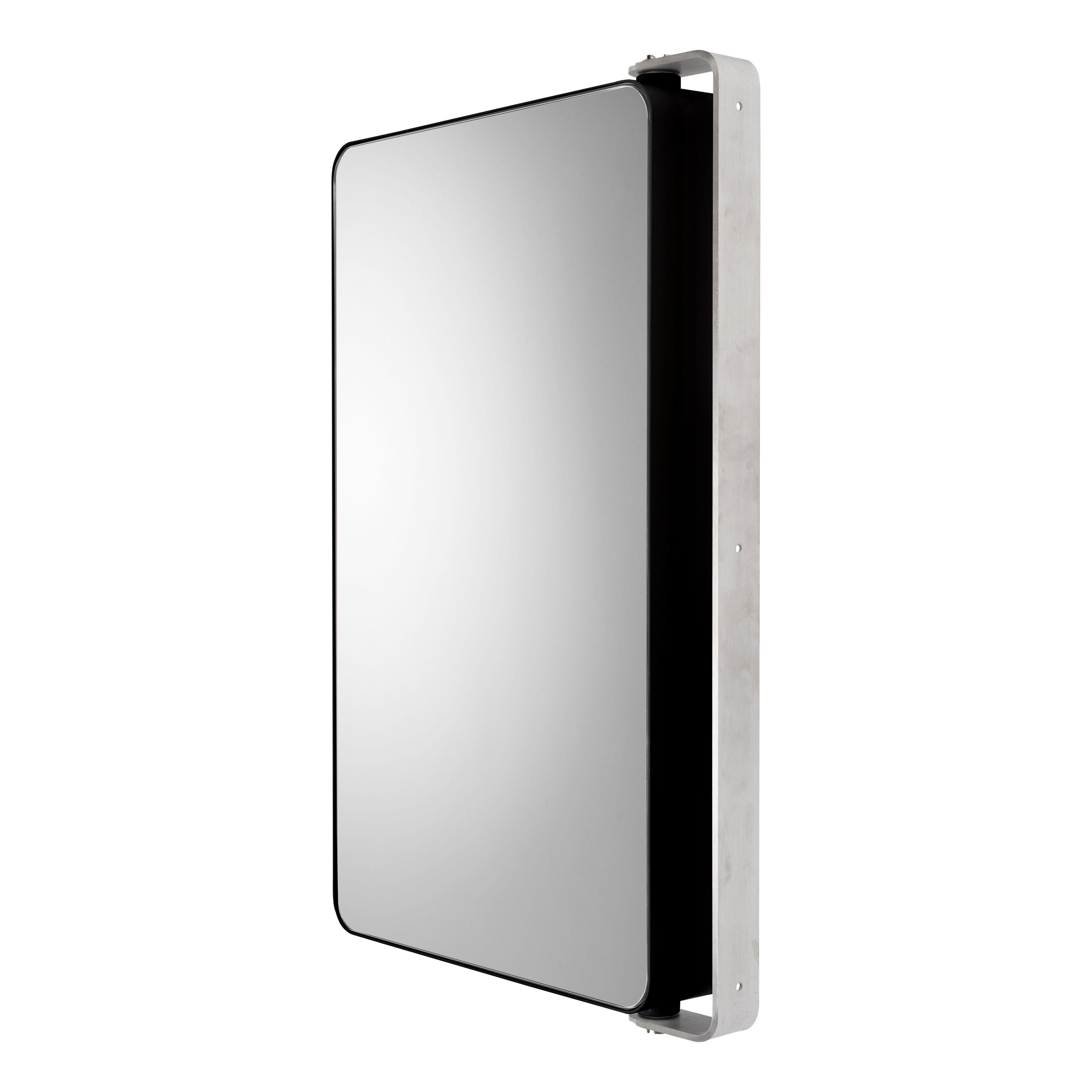 Croydex Arun Compact Matt Black Single Bathroom Cabinet With