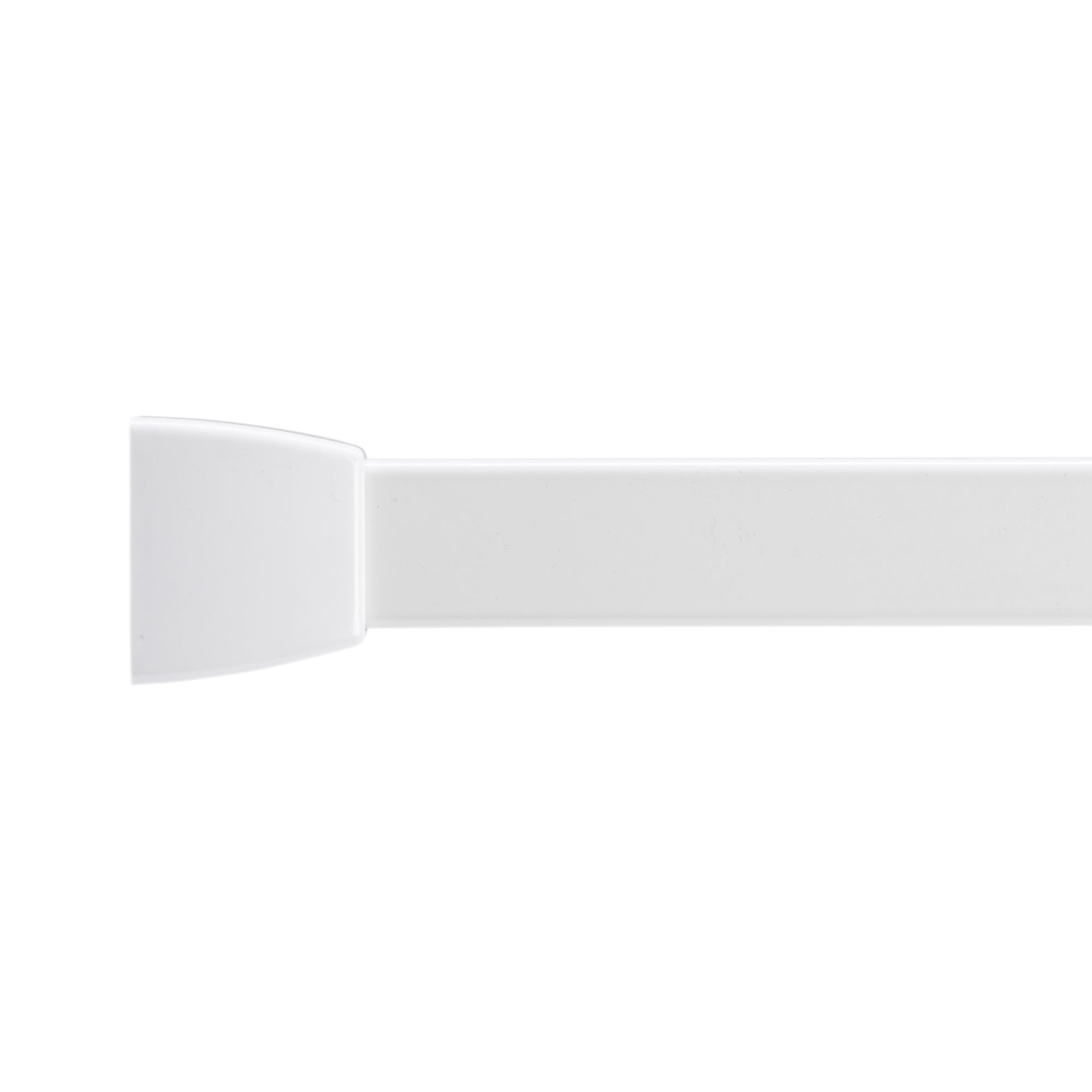 Croydex Bathroom White Extendable Shower curtain rail (L)180000cm