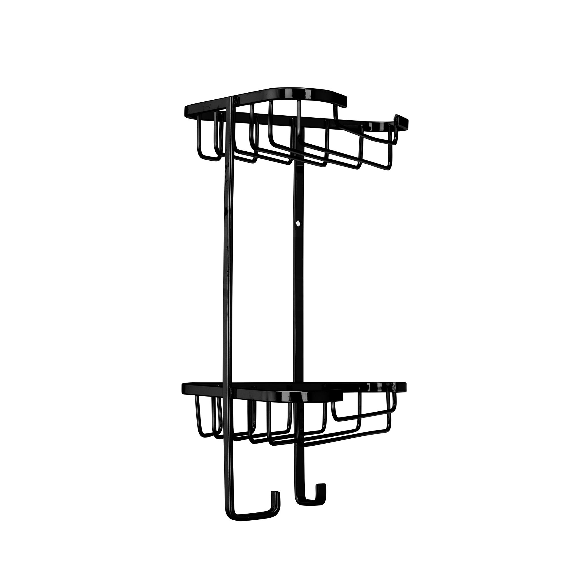 Croydex Stick 'n' Lock Three Tier Corner Shower Basket QM290841US