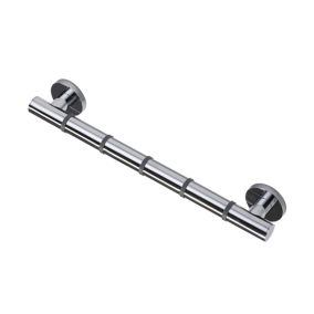 Croydex Chrome effect Straight Comfort Grab bar (L)480mm