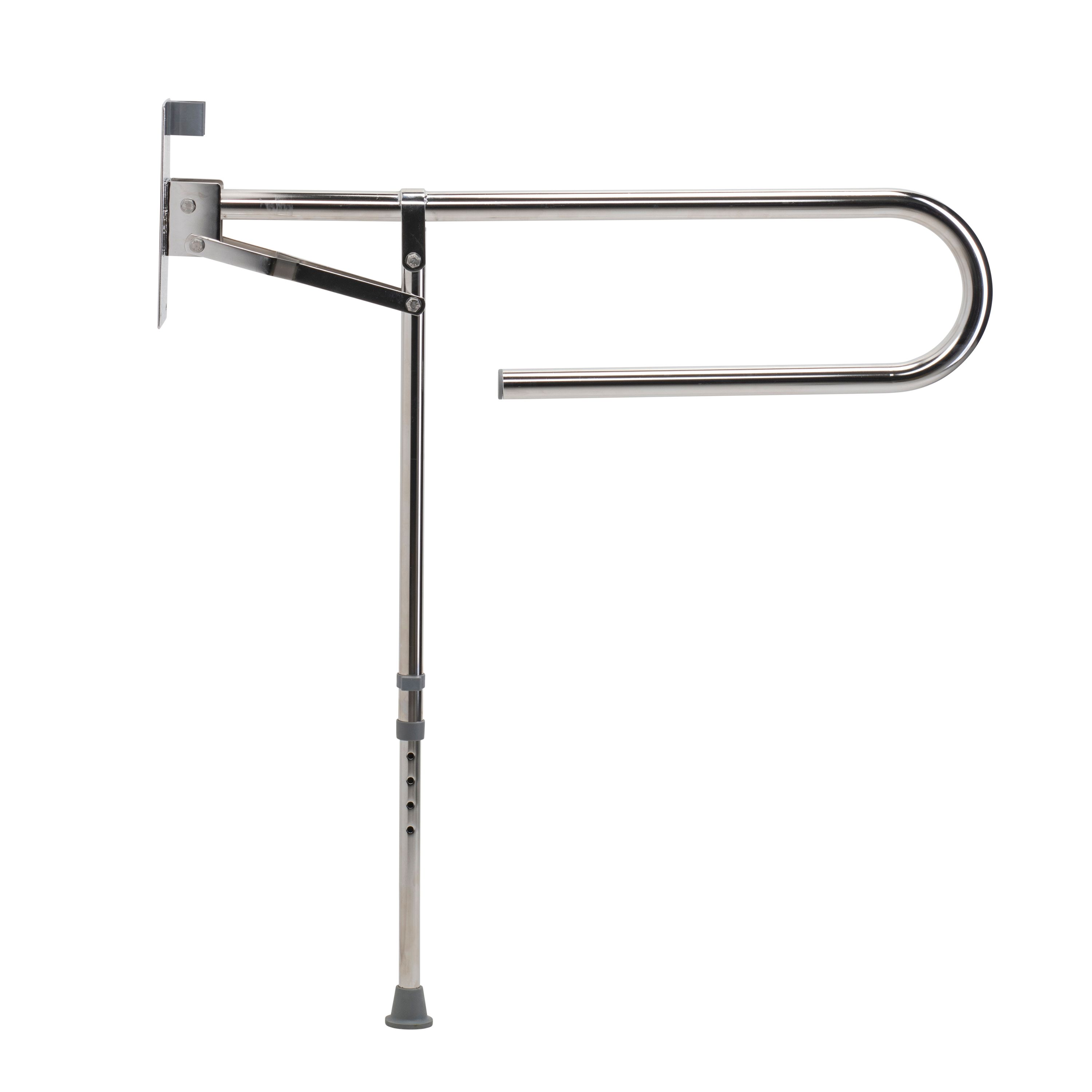 Croydex Chrome effect Straight Support Grab rail (L)850mm - 6