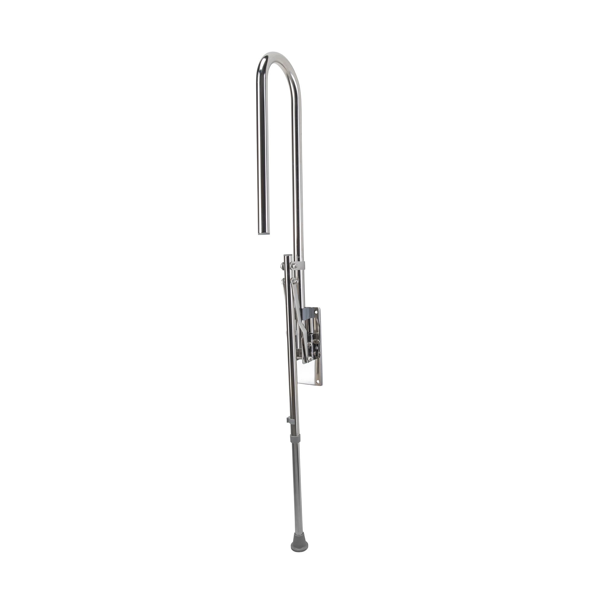 Croydex Chrome effect Straight Support Grab rail (L)850mm - 3