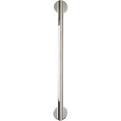 Croydex Chrome effect Wall-mounted Grab bar (L)600mm