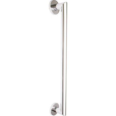 Croydex Chrome effect Wall-mounted Grab bar (L)600mm