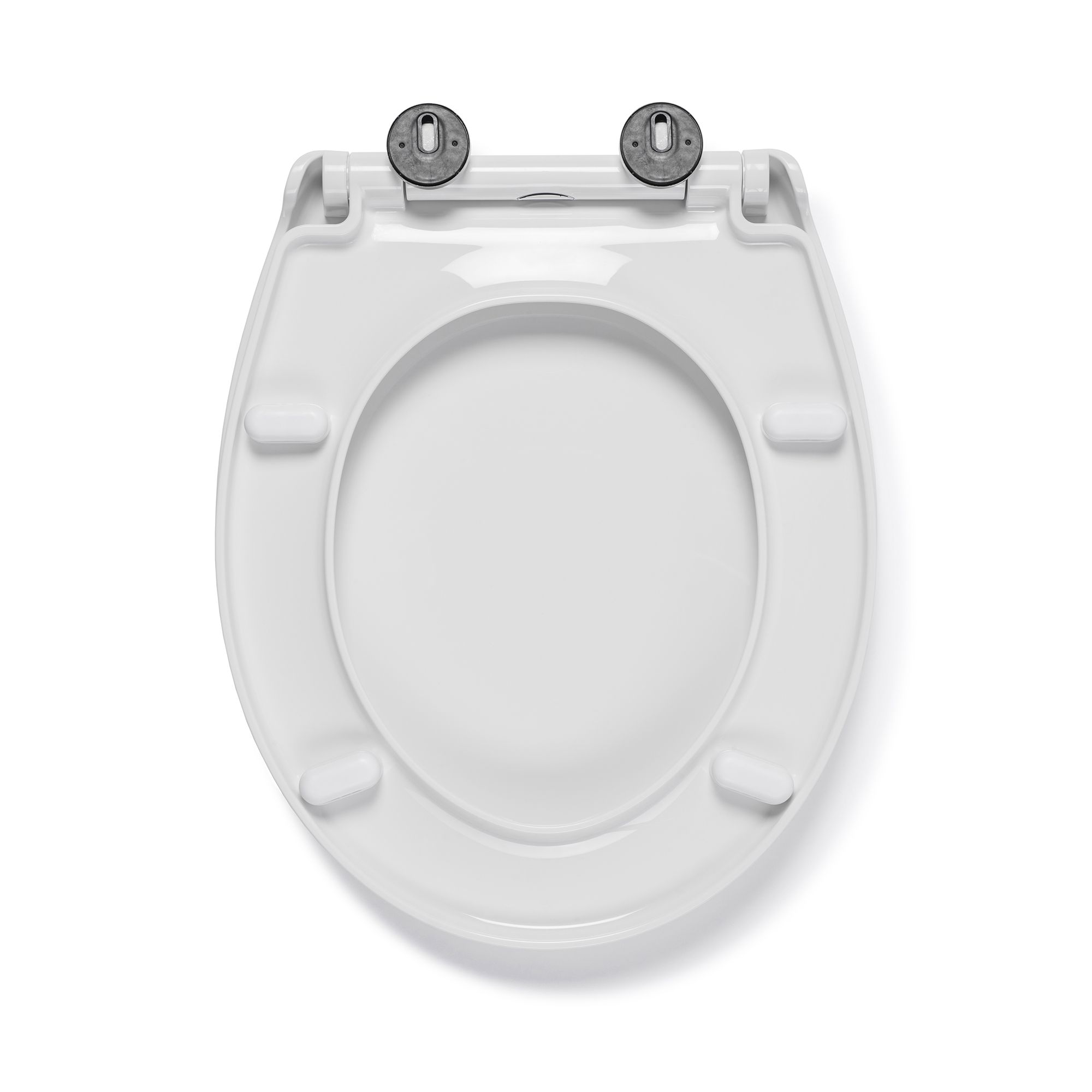 Croydex Coniston White Standard Soft close Toilet seat