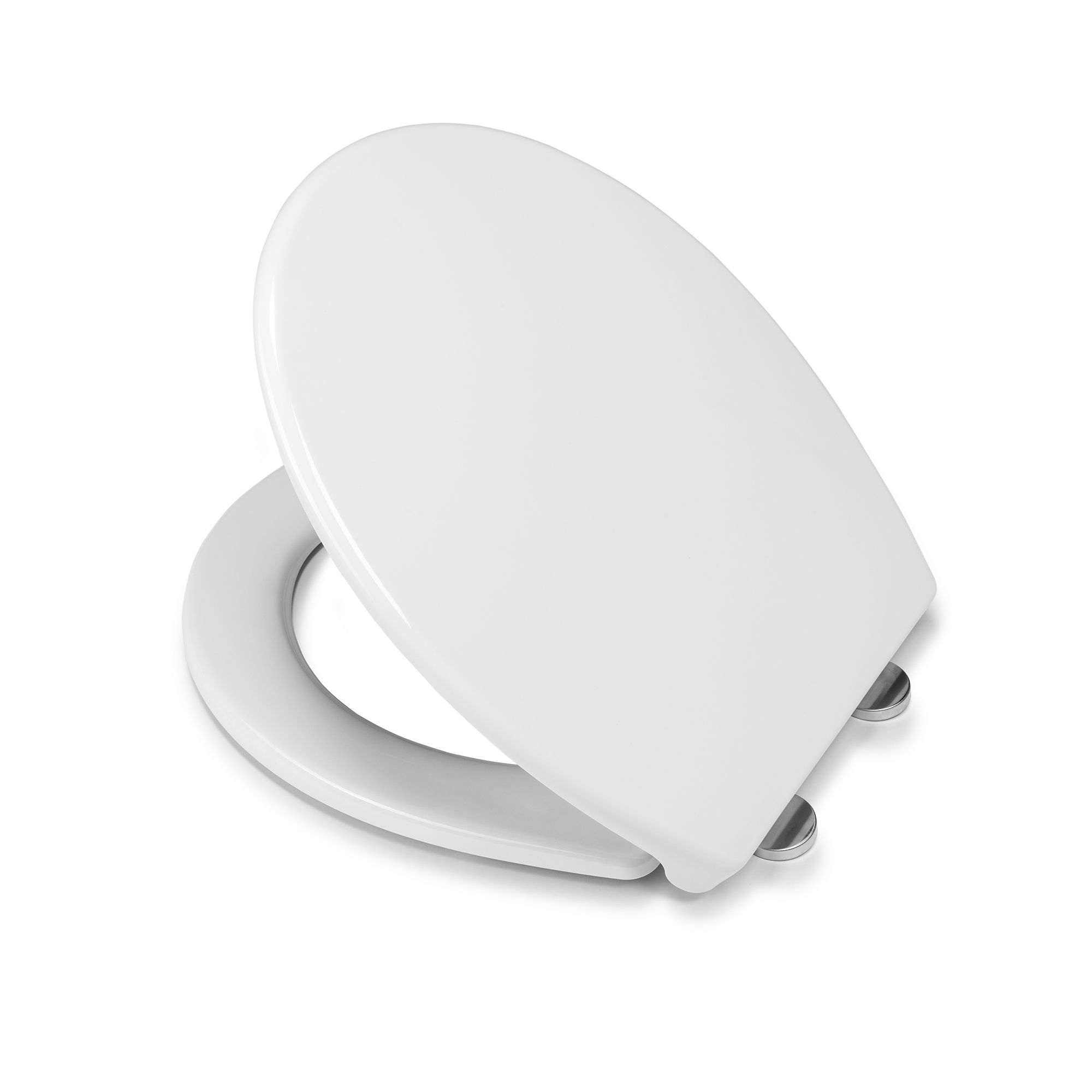 Croydex Coniston White Standard Soft close Toilet seat