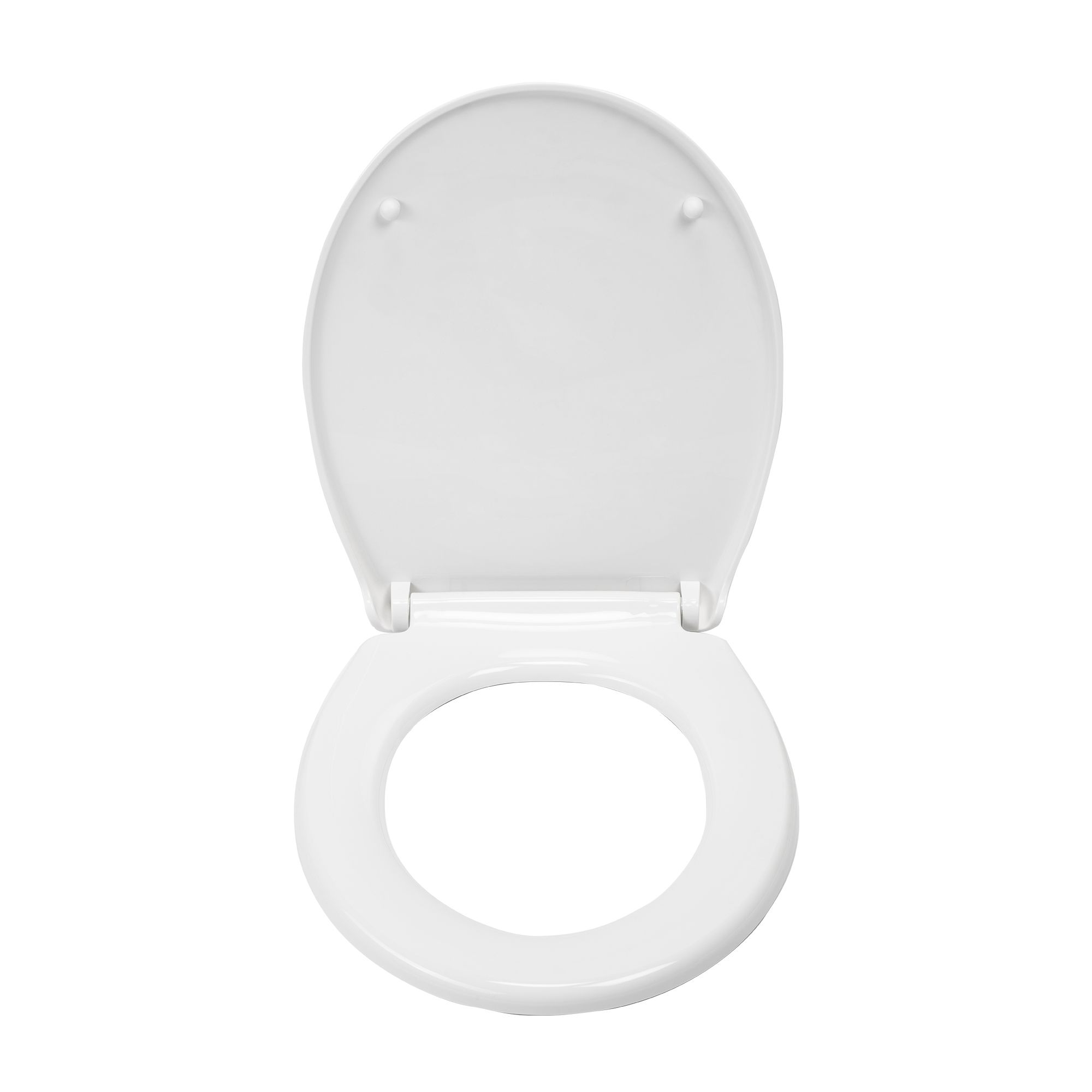 Croydex Coniston White Standard Soft close Toilet seat