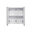 Croydex Cullen Gloss White Double Mirrored Cabinet