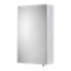 Croydex Dawley White Single Bathroom Wall cabinet With Mirrored door (H)690mm (W)400mm
