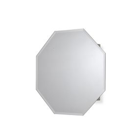 Croydex Favo High gloss Single Mirrored Cabinet