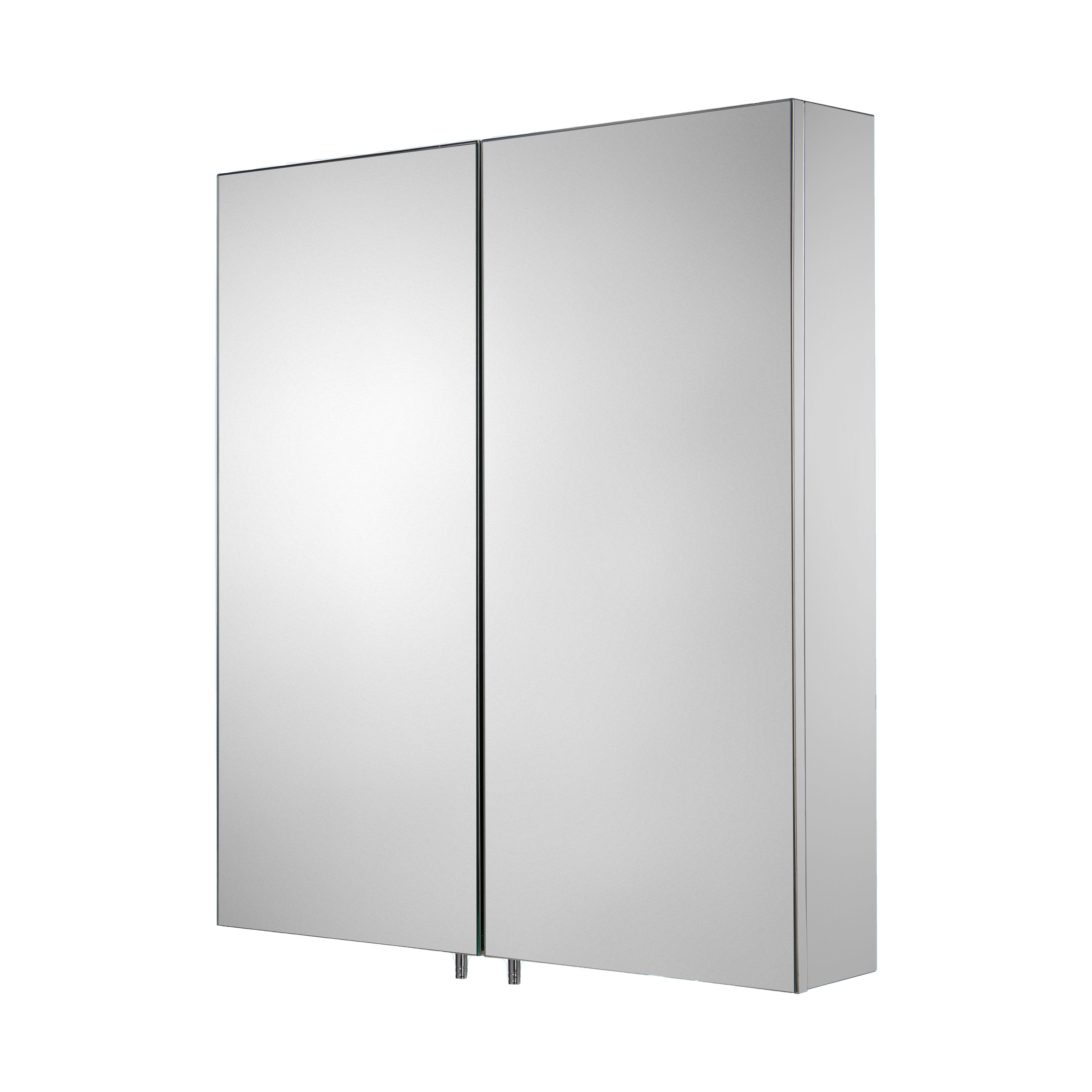 Croydex Finchley Double Bathroom Wall Cabinet With 2 Mirror Doors (H ...