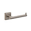 Croydex Flexi-Fix Chiswick Brushed Silver effect Wall-mounted Toilet roll holder (H)54mm (W)170mm