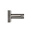 Croydex Flexi-Fix Chiswick Brushed Silver effect Zinc alloy Wall-mounted Towel rail (W)15.2cm
