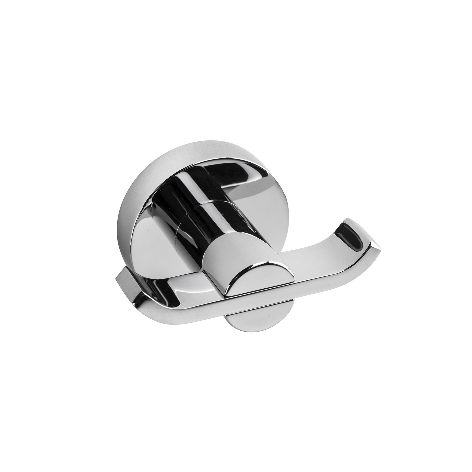 Croydex Flexi-Fix Metra Chrome effect Zinc alloy Medium T-shaped Double ...