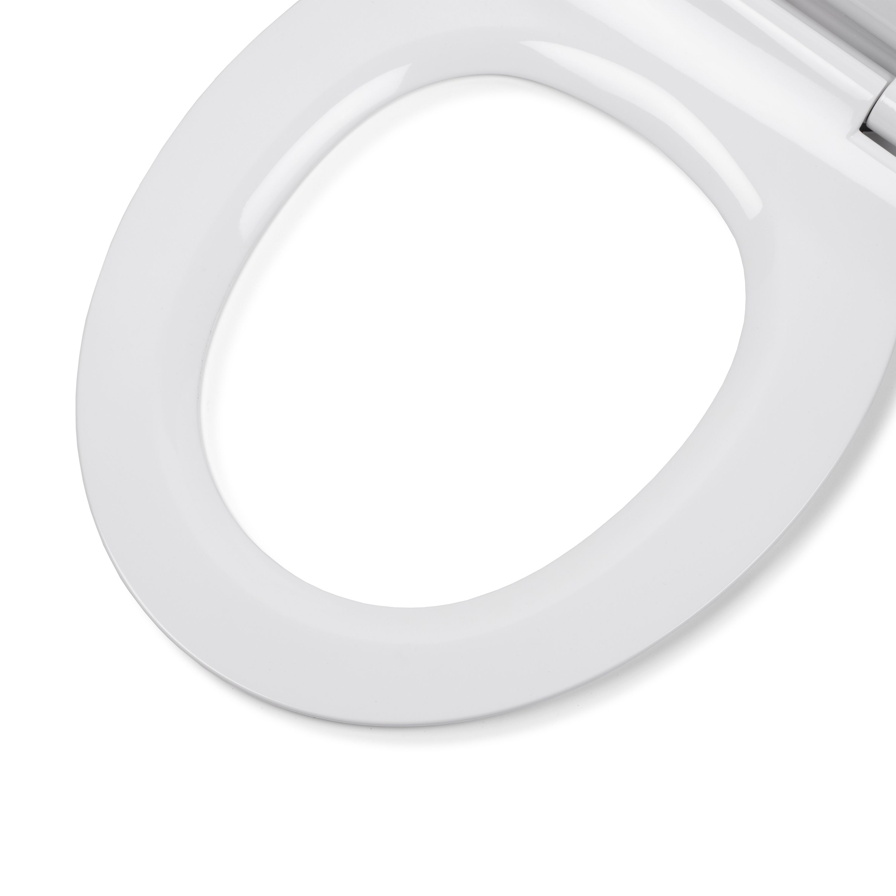 Croydex Flexi Fix Orta White Standard Slim Soft close Toilet seat