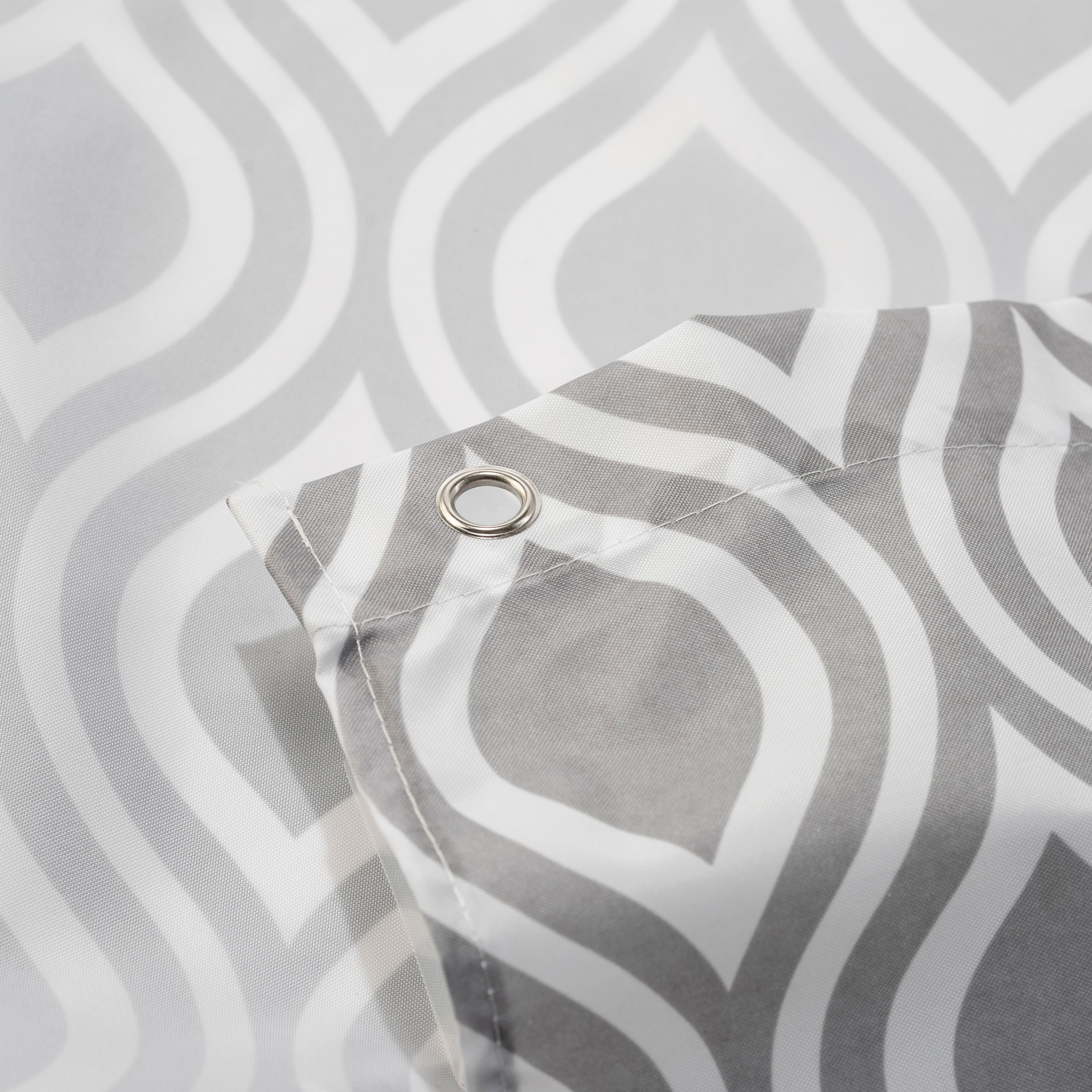 Croydex Hygeine 'n' Clean Multicolour Medallion Shower curtain (L)1800mm