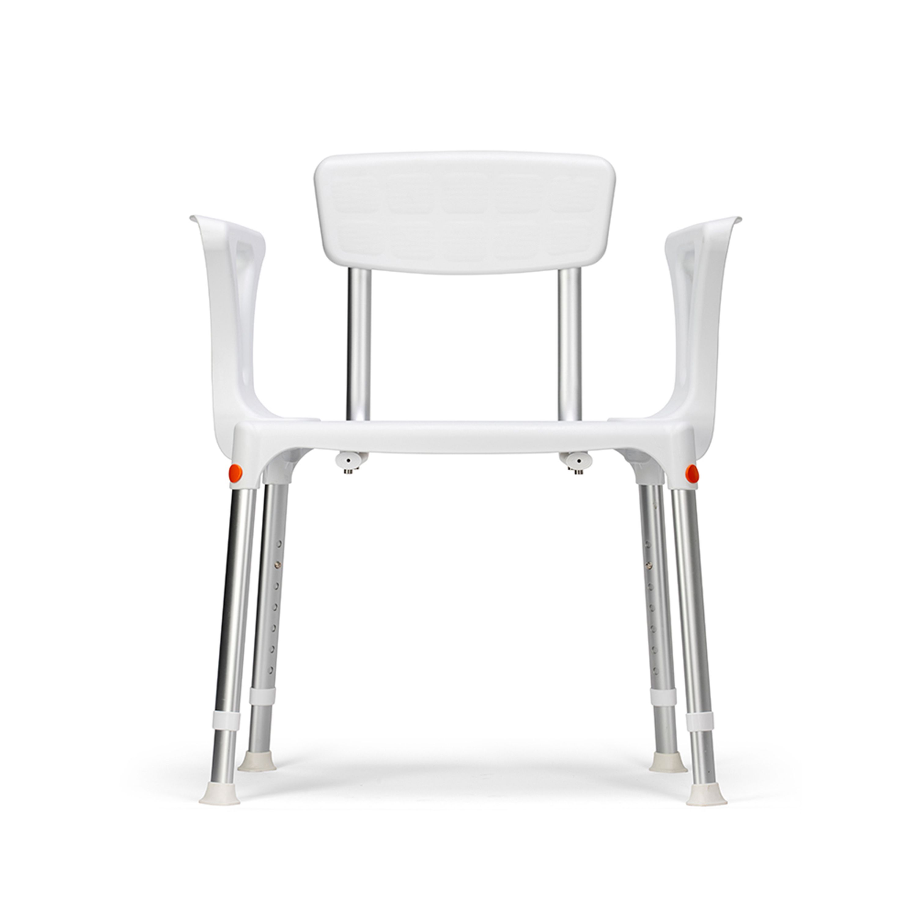 Croydex Inclusive White Aluminium & moulded plastic Freestanding Shower chair (H)900mm (W)615mm