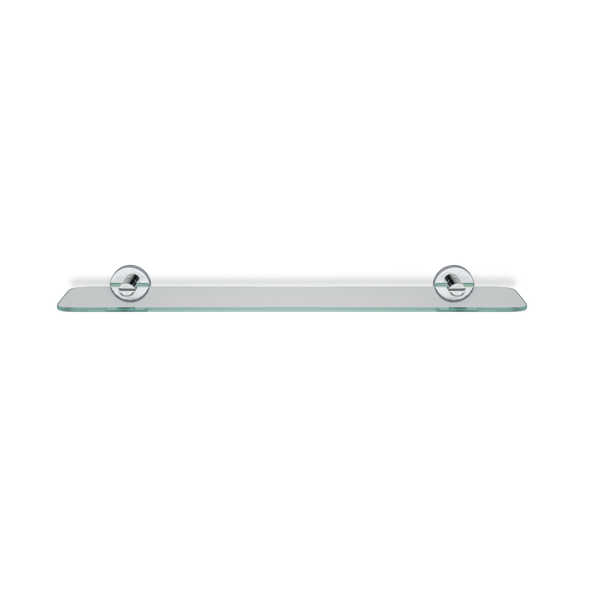 Croydex Metra Polished Chrome effect Wall-mounted Bathroom Shelf (D)13.4cm (H)5.4cm (L)59cm - 3