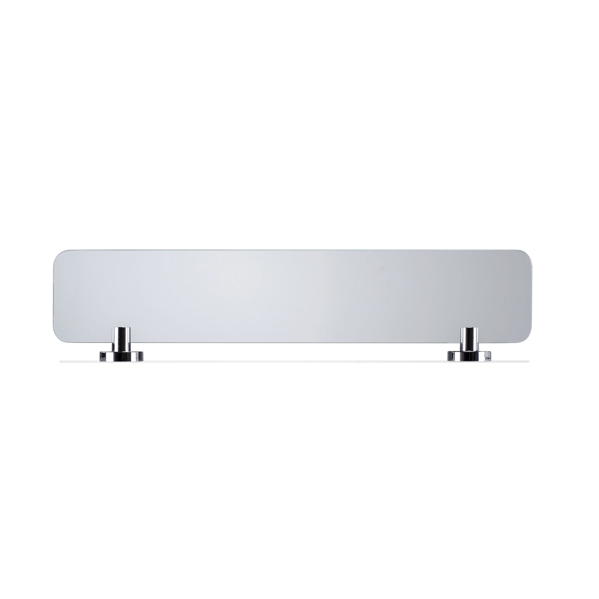Croydex Metra Polished Chrome effect Wall-mounted Bathroom Shelf (D)13.4cm (H)5.4cm (L)59cm - 4