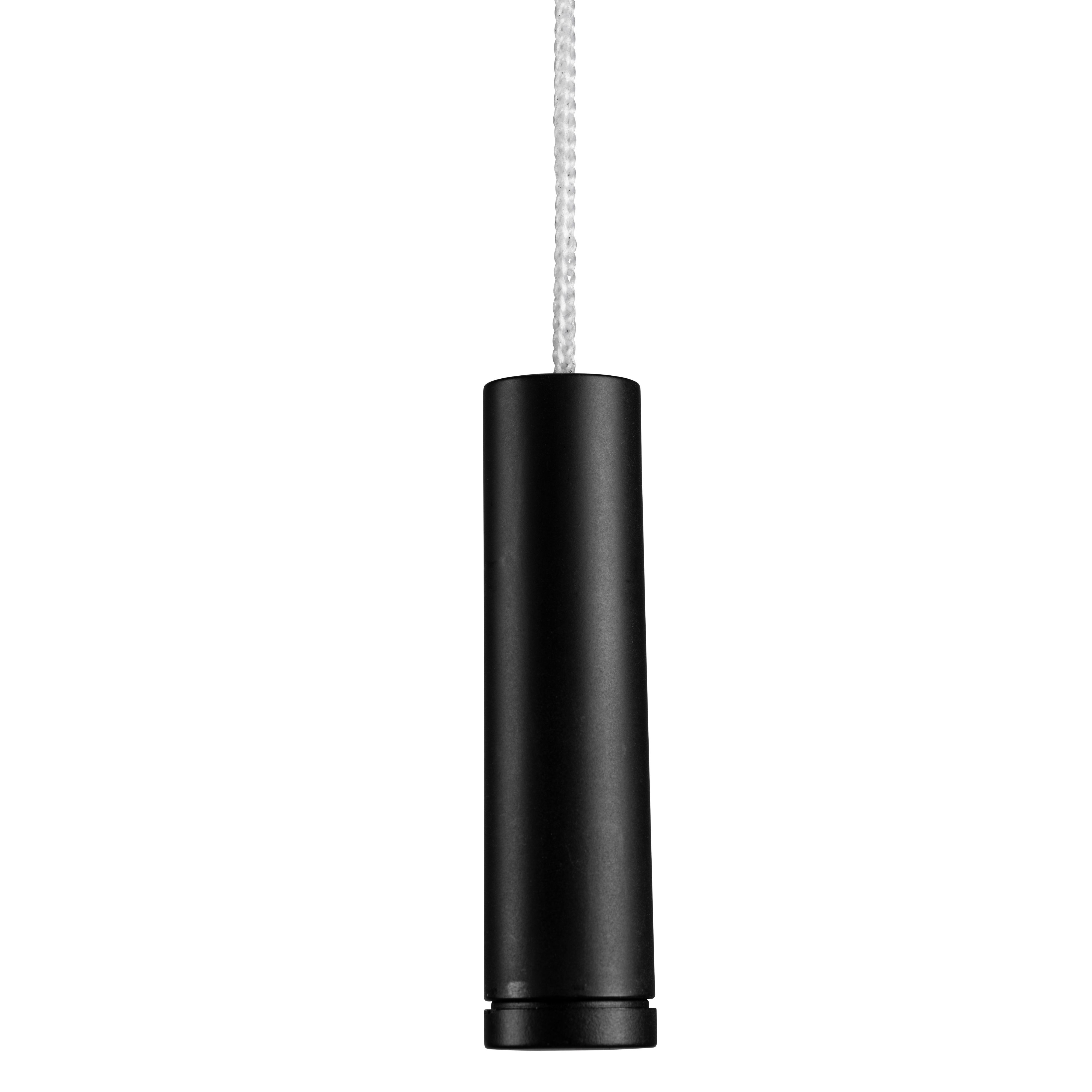 Croydex Noir Matt Black Plastic & string Light pull