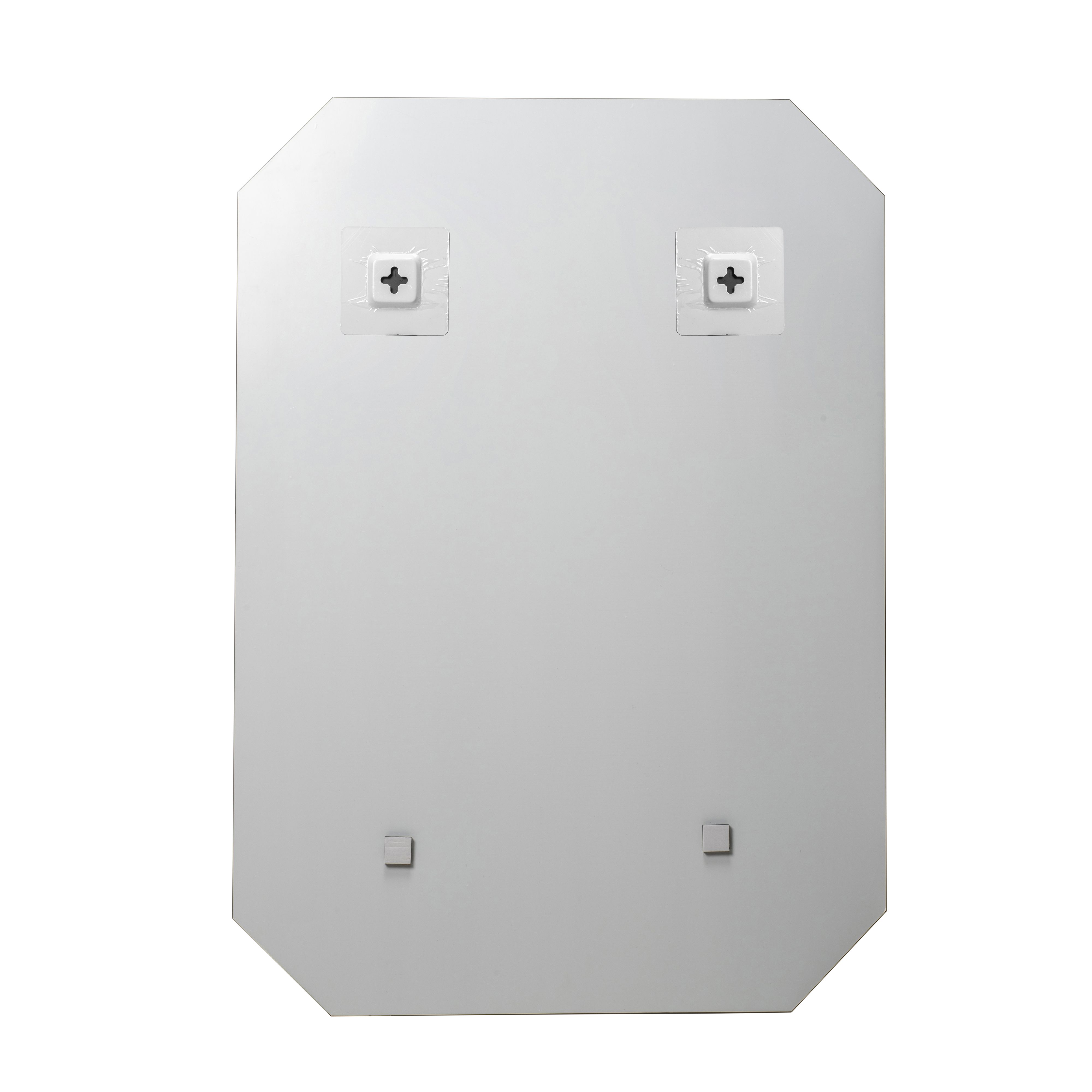 Croydex Octagonal Wall-mounted Bathroom Mirror (H)70cm (W)50cm - 3