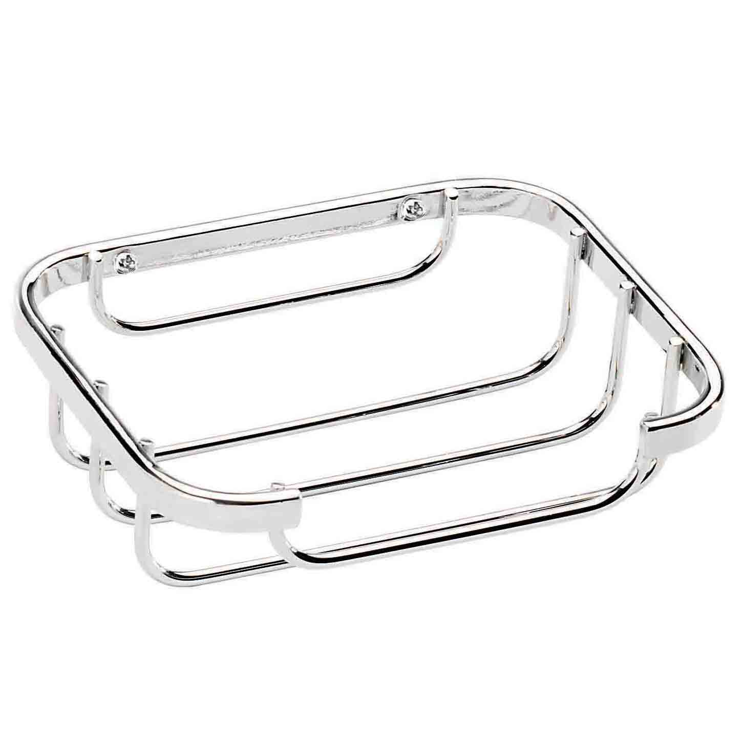 Croydex Screw to wall Chrome Wall mounted Soap dish DIY at B&Q