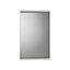Croydex Simplicity Gloss White Wall-mounted Single Bathroom Corner cabinet (H)50cm (W)30cm