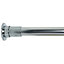 Croydex Stick 'n' lock plus Chrome effect Extendable Straight Shower curtain rod (L)1.83m