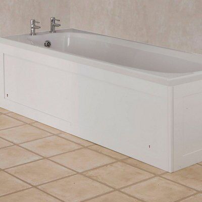 Croydex White Bath Storage Front Panel W 500mm Diy At B Q