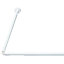 Croydex White Extendable L-shaped Shower curtain rod (L)2.6m