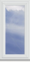 Crystal Clear Glazed White uPVC Left-handed Side hung Casement window, (H)1040mm (W)640mm