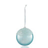 CRYSTAL EFFECT BAUBLE PEARLESCENT GREY