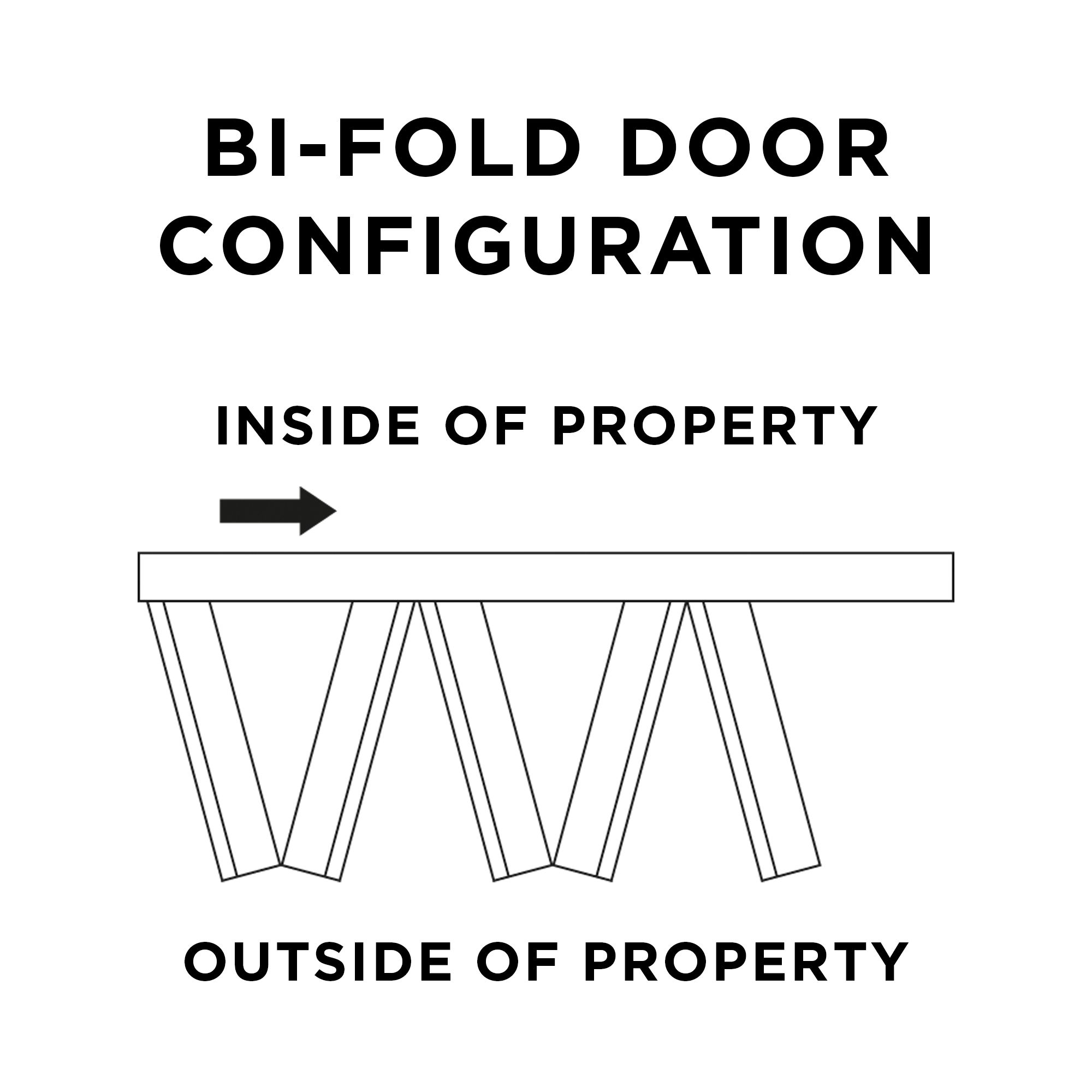Crystal Glazed Grey Aluminium External 1 Folding Bi-folding door, (H)2090mm (W)4990mm