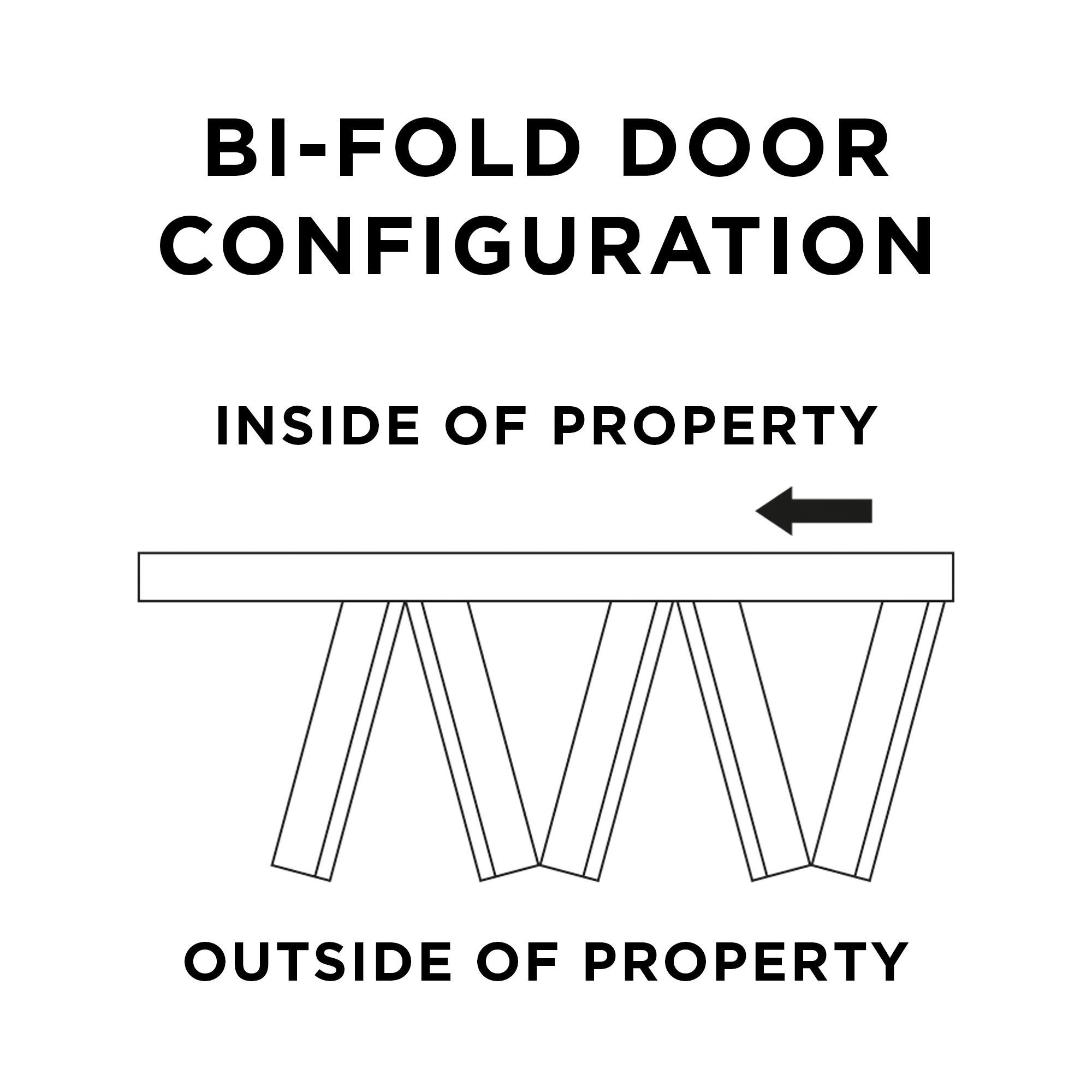 Crystal Glazed Grey Aluminium External 1 Folding Bi-folding door, (H)2090mm (W)4990mm