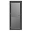 Crystal Glazed Grey External Back door, (H)2104mm (W)920mm