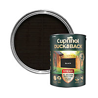 Cuprinol 5 year ducksback Black Matt Fence & shed Treatment 5L