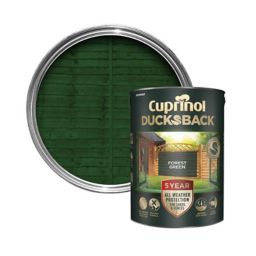 Cuprinol 5 year ducksback Forest green Fence & shed Treatment 5L