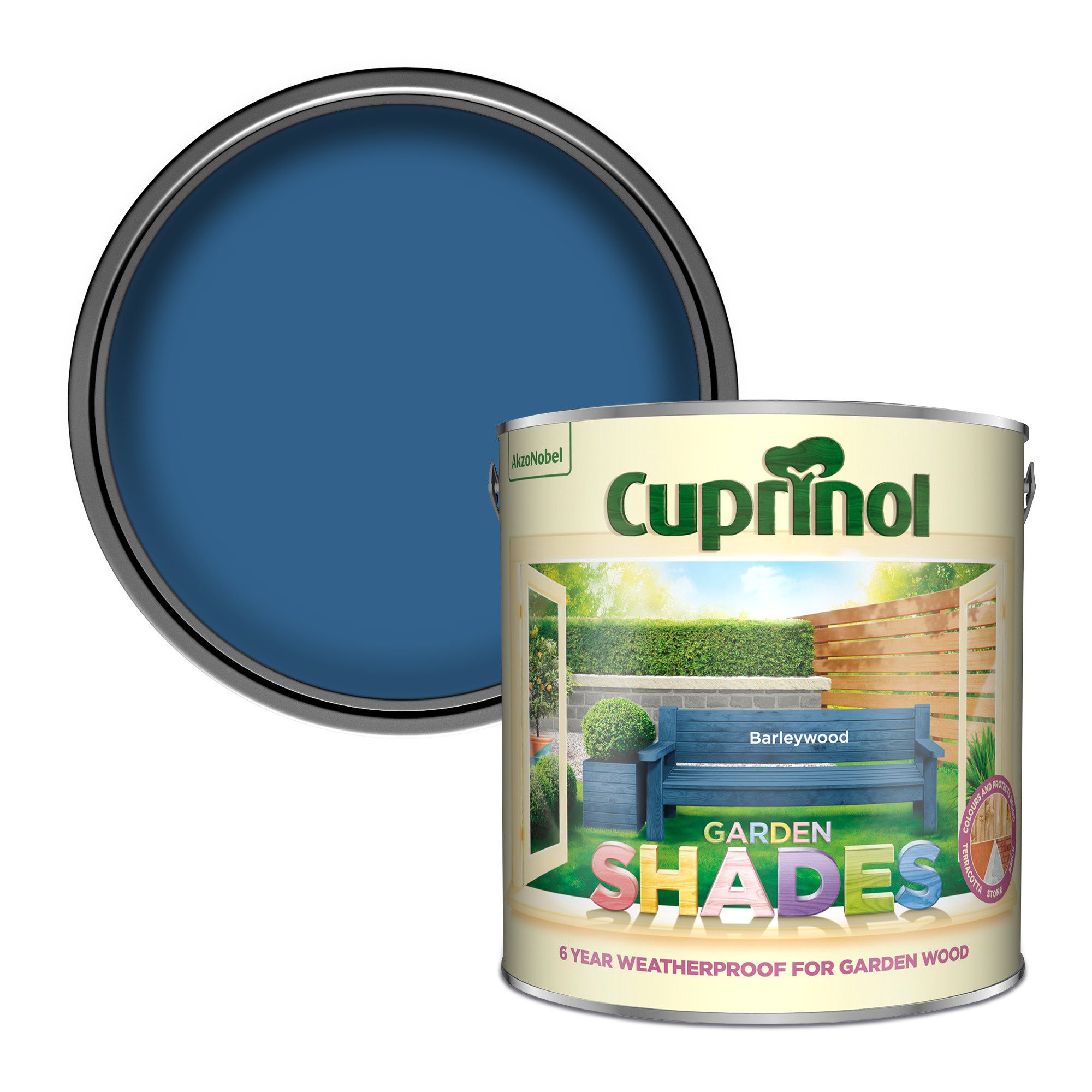 Cuprinol Garden shades Barleywood Matt Multi-surface Exterior Wood paint, 2.5L