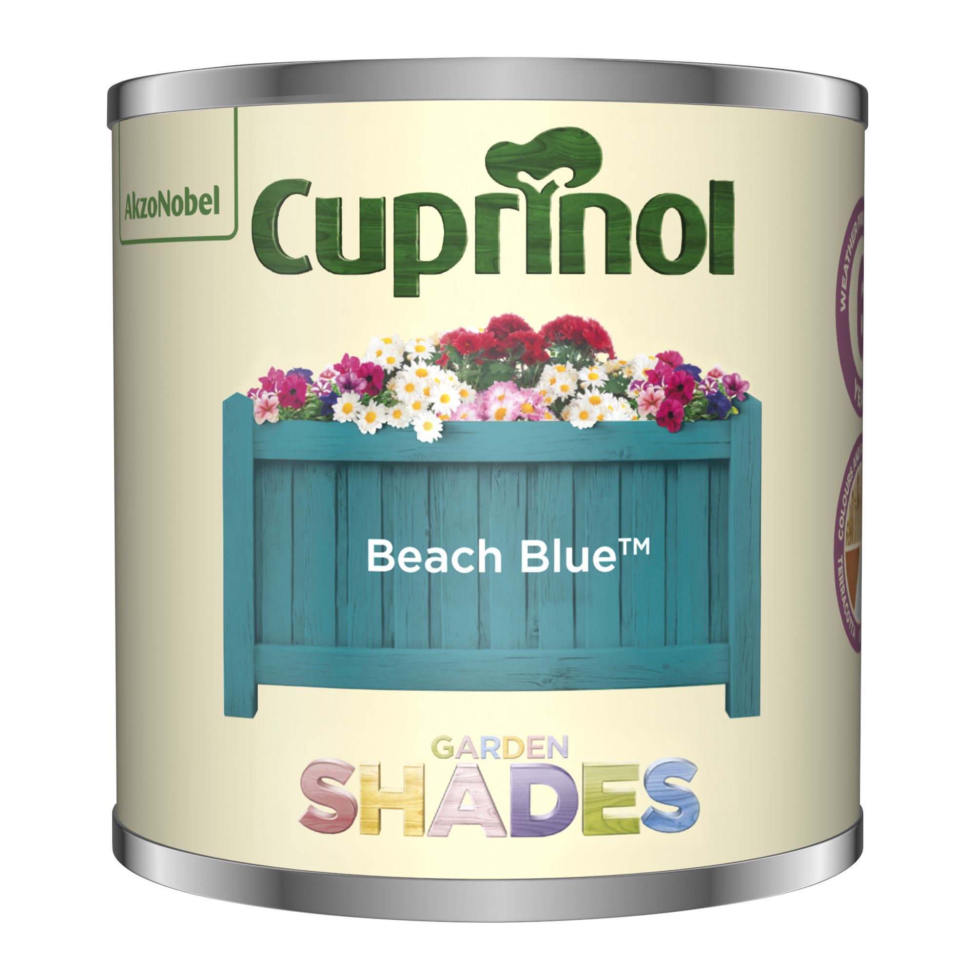 Cuprinol Garden shades Beach blue Matt Multi-surface Exterior Fencing & sheds Protector Wood paint, 125ml Tester pot
