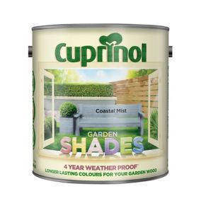 Cuprinol Garden shades Coastal mist Matt Exterior Wood paint, 2.5L