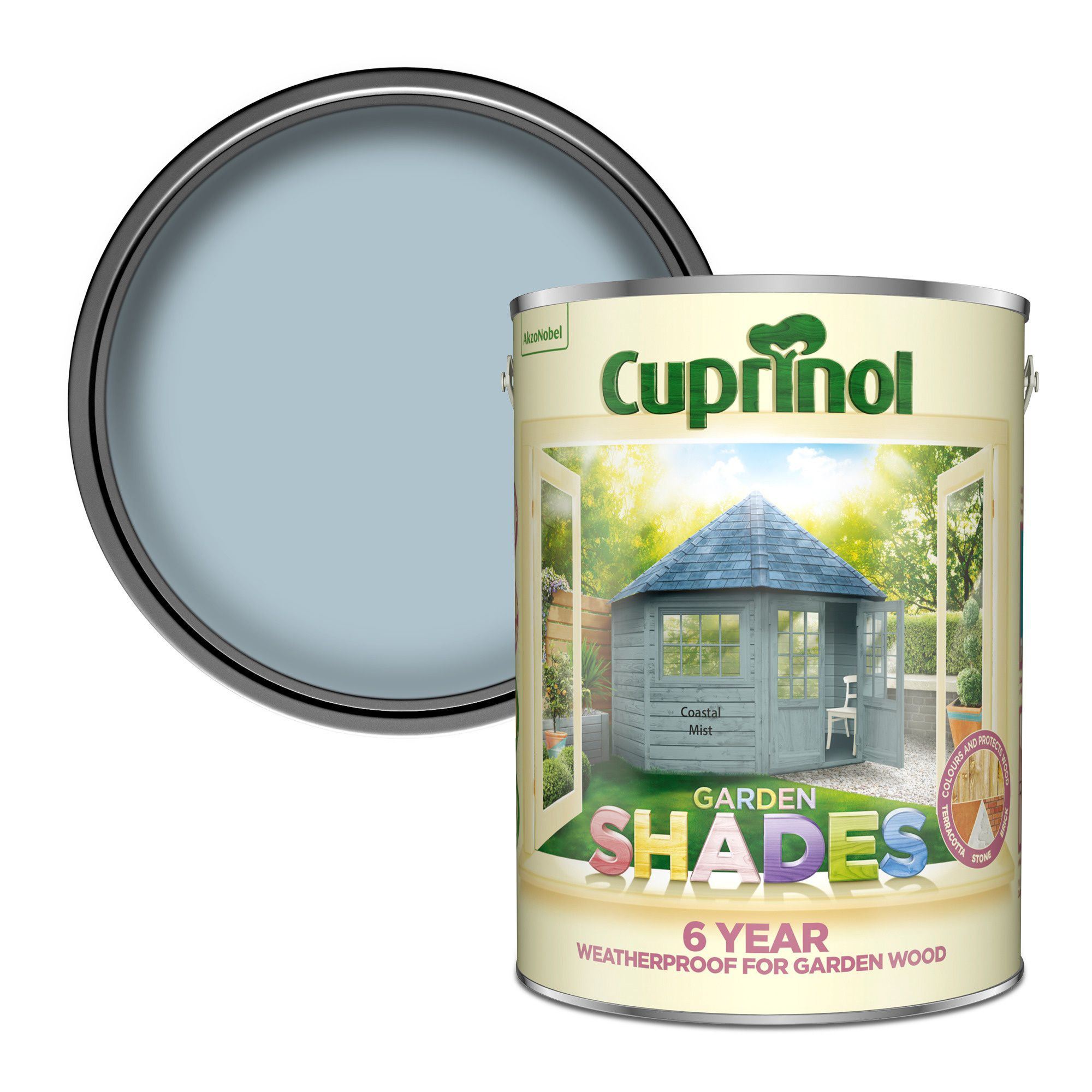Cuprinol Garden shades Coastal mist Matt Multisurface Exterior Wood