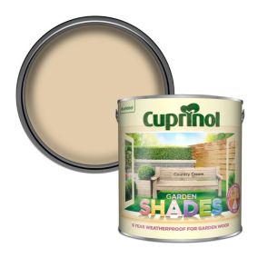 Cuprinol Garden shades Country cream Matt Exterior Wood paint, 2.5L