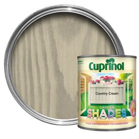 Cuprinol Garden shades Country cream Matt Multi-surface Exterior Wood paint, 1L