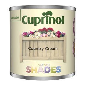 Cuprinol Garden shades Country Cream Matt Multi-surface Garden Wood paint, 125ml Tester pot