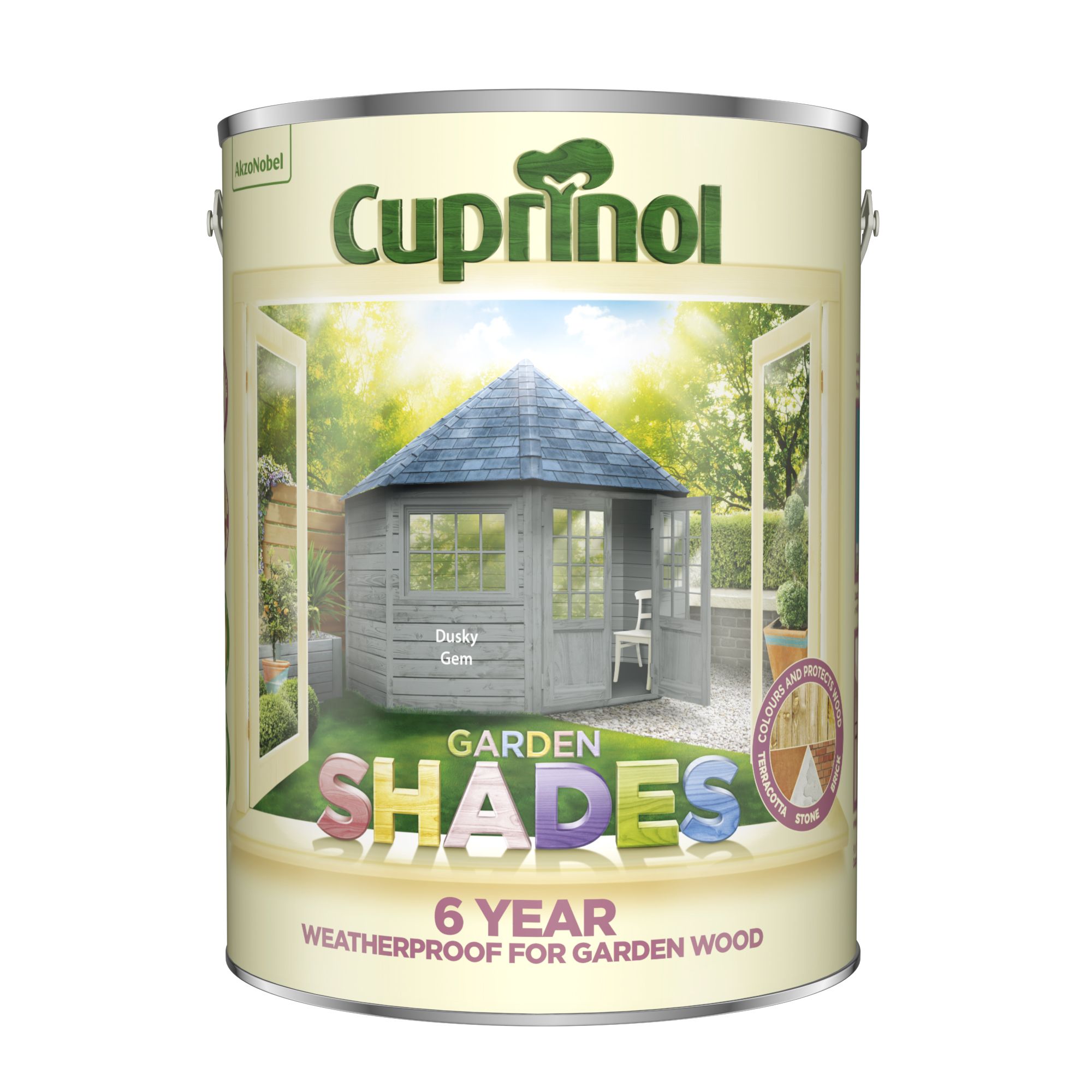 Cuprinol Garden Shades Dusky Gem Matt Wood Paint 5 Diy At B Q